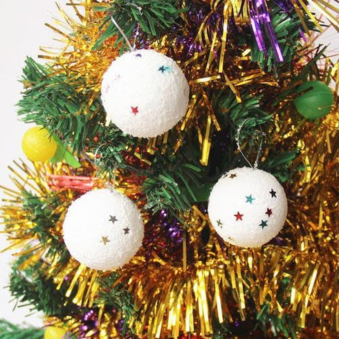 Crafare 4 Inch 12 Pack Polystyrene Foam Balls White Smooth for Art DIY Christmas School Project Holiday Decoation and Sience Crafts Supplies...