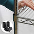 8 Pcs Wire Shelving Shelf Lock Clips for 1" Post - 4 Pairs of Shelving Sleeves Replacements for Wire Shelving System Plastic Accessories Parts...
