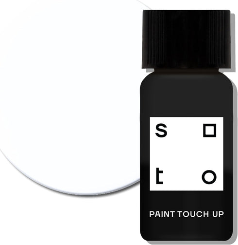 soto White Paint Touch Up, Appliance + Porcelain, High-Gloss Finish (No. 01 Perfect White) - 10 Milliliters of Enamel + Bathtub Repair for Tub, Ti...