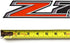 GOLD HOOK Z71 Offroad Truck Decals - 2014-2018 Bedside Stickers (Set of 4)...
