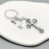 PHAETON 20PCS Cross Key Chains Jesus Cross Book Holy Bible Pendants Keyrings Religious Door Car Key Holders Jesus Key Rings Religious Favors for C...