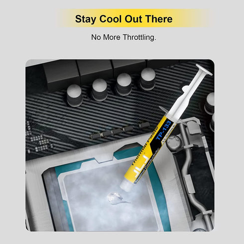 JLJ Thermal Paste, 6g CPU Paste Thermal Compound Paste Heatsink for IC/Processor/CPU/All Coolers, Carbon Based High Performance, Thermal Interface...