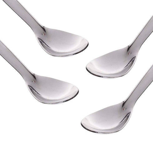 TIHOOD 10PCS 2 in 1 Stainless Steel Lab Spoon Spatula/Laboratory Sampling Spoon Mixing Spatula...