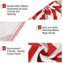 HRX Package 100% Cotton Gift Bags Drawstring 20x16 inch, 3pcs Christmas Wrapping Sacks Cloth Pouches for Xmas Presents Party Favor...