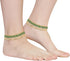 Indian Traditional Ethnic Fashion Bollywood Gold Polish Party-wear Wedding Beads Ghungroo Banjara Payal Anklet for Girls Women...