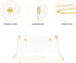 Women's Clear Crossbody Bag Transparent Shoulder Clutch Handbag with Chain...