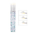 LWBTOSEE 2pc Nail Ombre Brush Nail Art Painting Pen Brush UV Gel Polish Gradient Color Rhinestone Crystal Acrylic Nail Drawing Pen...