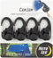 Nite Ize CamJam Cord Tightener - Tie Down Cam Mechanism with Carabiner Clip - Plastic Carabiner & Stainless Steel Lock - Utility Rope & Cord Tight...