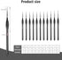 11 pcs Micro Detail Paint Brush Set,Miniature Painting Brushes,Miniature Painting Handle for Fine Detailing& Art Painting,Acrylic,Watercolor,Oil,M...