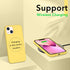 ORNARTO Compatible with iPhone 13 Case 6.1, Slim Liquid Silicone 3 Layers Full Covered Soft Gel Rubber Case Cover 6.1 inch-Lemon Yellow...