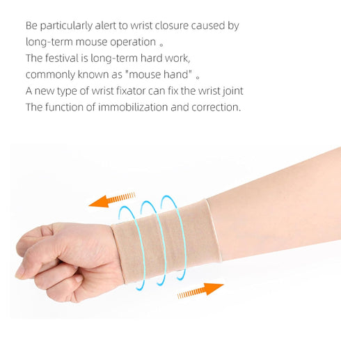 Wrist Compression Sleeve, Wrist Sleeve Support Wrist Bands for Tendonitis, Arthritis, Sprains Pain Relief, Elastic Carpal Tunnel Wrist Protector f...