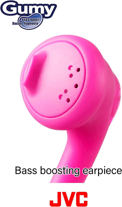 JVC HAF160D Gumy Ear Bud Headphone Orange...