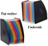 Lemical Desktop Expanding File Holder 13 Rainbow Pockets Portable File Folder A4 File Organizer Self Standing Accordion Document Storage Box High ...