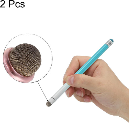 MECCANIXITY 2pcs Magnetic Stylus Pen Tips Fine Conductive Fiber Capacitive Touch Screen Pens Tip Universal Replacement Pink......
