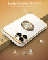 XYZ for iPhone 11 Pro Max Case with Stand, Phone Case with Double Ring Kickstand, Women Girl Cute Love-Heart Luxury Bling Protective Case Heart fo...