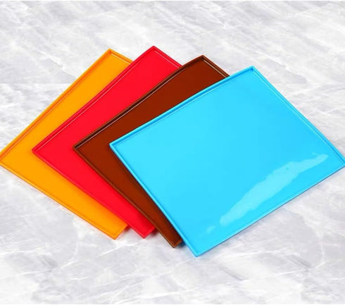 8 PCS Silicone Dehydrator Sheets with Edge for 12" x 13" Trays, Nonstick Silicone Dehydrator Trays Mats, Multi-purpose Reusable for Jerky, Fruit, ...
