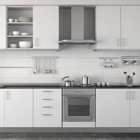 Wudnaye White Contact Paper Peel and Stick Wallpaper Glossy White Contact Paper for Cabinet 11.8inchx196.8inch Self Adhesive Kitchen Backsplash Sh...