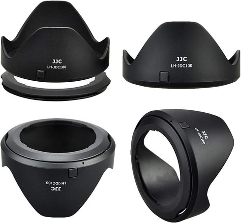 JJC Reversible Lens Hood Shade Protector & 67mm Filter Adapter Ring for Canon Powershot SX70 HS, G3 X, SX60 HS, SX50 SX40 HS, SX30 IS, SX20 IS, SX...