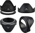 JJC Reversible Lens Hood Shade Protector & 67mm Filter Adapter Ring for Canon Powershot SX70 HS, G3 X, SX60 HS, SX50 SX40 HS, SX30 IS, SX20 IS, SX...