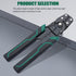 Twidec/Wire Crimper Tool with Stripper Cutter,Multifunctional Crimping Pliers Terminal Pliers for Insulated Electrical Connectors(22-10 AWG) N-060...