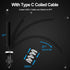 USB C Type C Car Charger Fast Charging for iPhone 15/15 Pro/15 Plus/15 Pro Max, Android Auto USB C Coiled Cable for Samsung Galaxy A05/A05S/A54 5G...