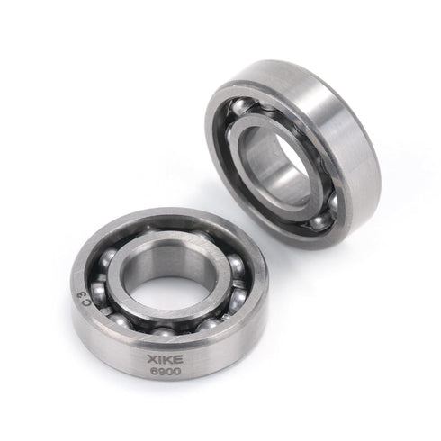 XIKE 2 Pcs 6900 C3 Deep Groove Bearing 10x22x6mm,Chrome Steel Open C3 Clearance Bearing for Industrial Wheels,Pump and Gear Equipment....