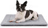 Dog Bed, Dog Crate Mat Washable, Ultra Soft & Anti-Slip S Dog Bed Fit Dog Crates & Kennels, Suitable for Dogs Up to 25 lbs, 24" x 18", Grey...