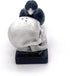 Rustix Quoth The Raven Ceramic Gothic Halloween Decor Cute skull Horror Salt and Pepper Shaker Set Scary Spooky and witchy Gift Fall Season Decor ...