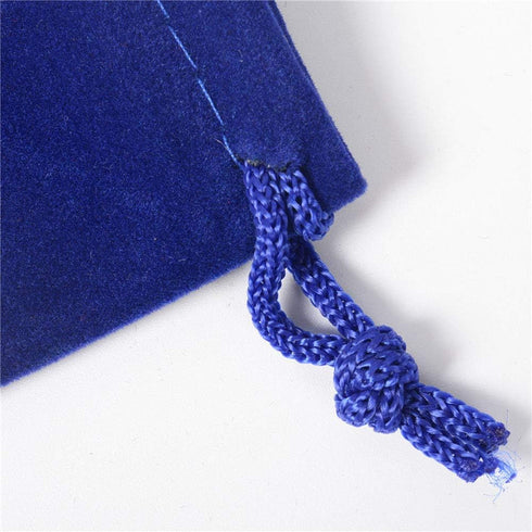 Teensery 25 Pcs Velvet Cloth Drawstring Bags, Jewelry Pouches, Gift Packaging, Sachet Bags, Party Wedding Favor, 2 x 2.75 Inch (Royal Blue)...