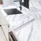 Erfoni Gray White Marble Contact Paper Granite Wallpaper Peel and Stick Countertop 11.8inch x 78.7inch Grey Glossy Marble Self Adhesive Wall Paper...