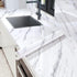 Erfoni Gray White Marble Contact Paper Granite Wallpaper Peel and Stick Countertop 11.8inch x 78.7inch Grey Glossy Marble Self Adhesive Wall Paper...