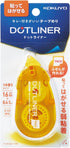 Kokuyo tape glue dot liner refill type weak adhesive 8.4mm x 13m data-DM401-08 (japan import)...