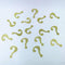 100 Counts Gold Glitter Question Mark Table Confetti/Paper Scatter for Gender Reveal Party Decorating...