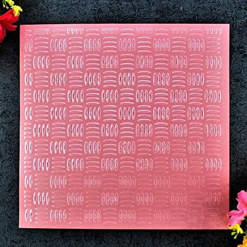 Kwan Crafts Pattern Plastic Embossing Folders for Card Making Scrapbooking and Other Paper Crafts, 15x15cm...