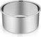 P&P CHEF 6 Inch Cake Pans Set, Round Baking Pan Stainless Steel Layer Birthday Wedding Cake Oven Pans, Non Toxic & Heavy Duty, Deep Side & Mirror ...