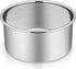 P&P CHEF 6 Inch Cake Pans Set, Round Baking Pan Stainless Steel Layer Birthday Wedding Cake Oven Pans, Non Toxic & Heavy Duty, Deep Side & Mirror ...