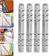 A6 Notebook Mechanism Replacement Kit: 6 Ring Metal Binder Mechanisms 6pcs Binding Spines Combs for Loose Leaf Notebook Planner Binding Accessorie...