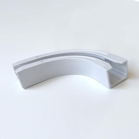 90° Curved Connectors for Track Curtains Ceiling Mount/Wall Mount, Ceiling Track for Curtains, Room Divider Curtains Tracks?White 2PCS?....