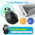 Bluetooth Mouse, Wireless Mouse, Ergonomic Mouse, 2.4GHz with USB Receiver, 1600 DPI Optical Tracking, Quiet Clicks, Computer Mouse for Laptop, PC...