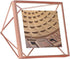 Umbra Prisma Picture Frame, 4 x 4 Photo Display for Desk or Wall, Copper...