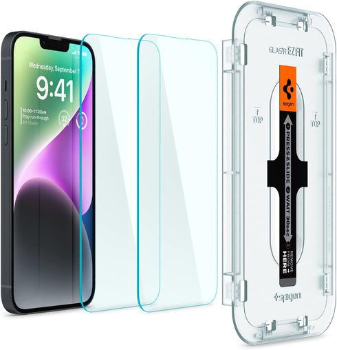Spigen Tempered Glass Screen Protector Compatible with iPhone 14 Plus/iPhone 13 Pro Max - Sensor Protection......