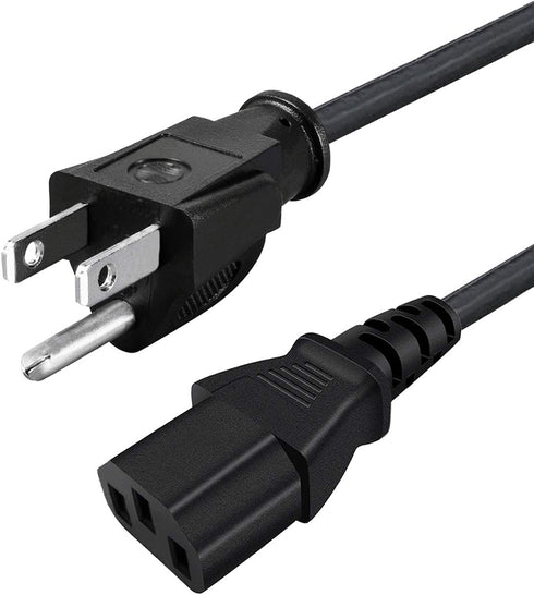 8ft AC Power Cord Replacement for Vizio VX32L VX20L VX200e VW32L VW42L VX37L VW26L VA220e VA19L VL320M VA320M VF550m VA6 VMM26 Smart LCD TV 3 Pron...