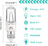 JDE11 75W 120V Halogen Bulb T4 Mini Candelabra Base Warm White 2800K Dimmable JD E11 Bulbs(Pack of 5)...