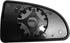 SCITOO Exterior Mirror Glass Driver Left Side Fit for 2005-2010 For CHEVROLET COBALT W/O HEATED Chrome Flat Replacement Side Mirror Glass RM10601-...