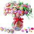 About 1000 Small Resin Buttons, Sewing DIY Craft Buttons, Hand-Painted Decorative Buttons Multicolor Series...
