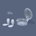 EarPlanes+ Invisible Airplane Travel Ear Protection Clear low-Profile Design (Small, 3, Count)...