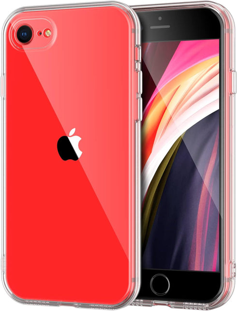 Shamo's Soft TPU Clear Case for iPhone 7, 8, SE 2nd & 3rd Gen - Slim, Flexible & Protective Cover with Enhanced Grip & Shock Absorption - Convenie...
