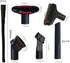 Vacuum Attachments Accessories 1 1/4 inch Vacuum Cleaner Tools Kit Vacuum Dusty Brush with 1 1/4 inch or 1 3/8 inch Standard Hose Adapter...