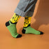 BISOUSOX Men's Dress Socks Funny Fun Colorful Crazy Funky Crew Socks for Men Novelty Happy Cotton Size 9-12...