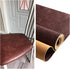 Premium Faux Leather Upholstery Fabric 1.2mm Thickness?Waterproof Upholstery Leather Distressed Bark Fabric(Black,Pre-Cut 18"x54")...